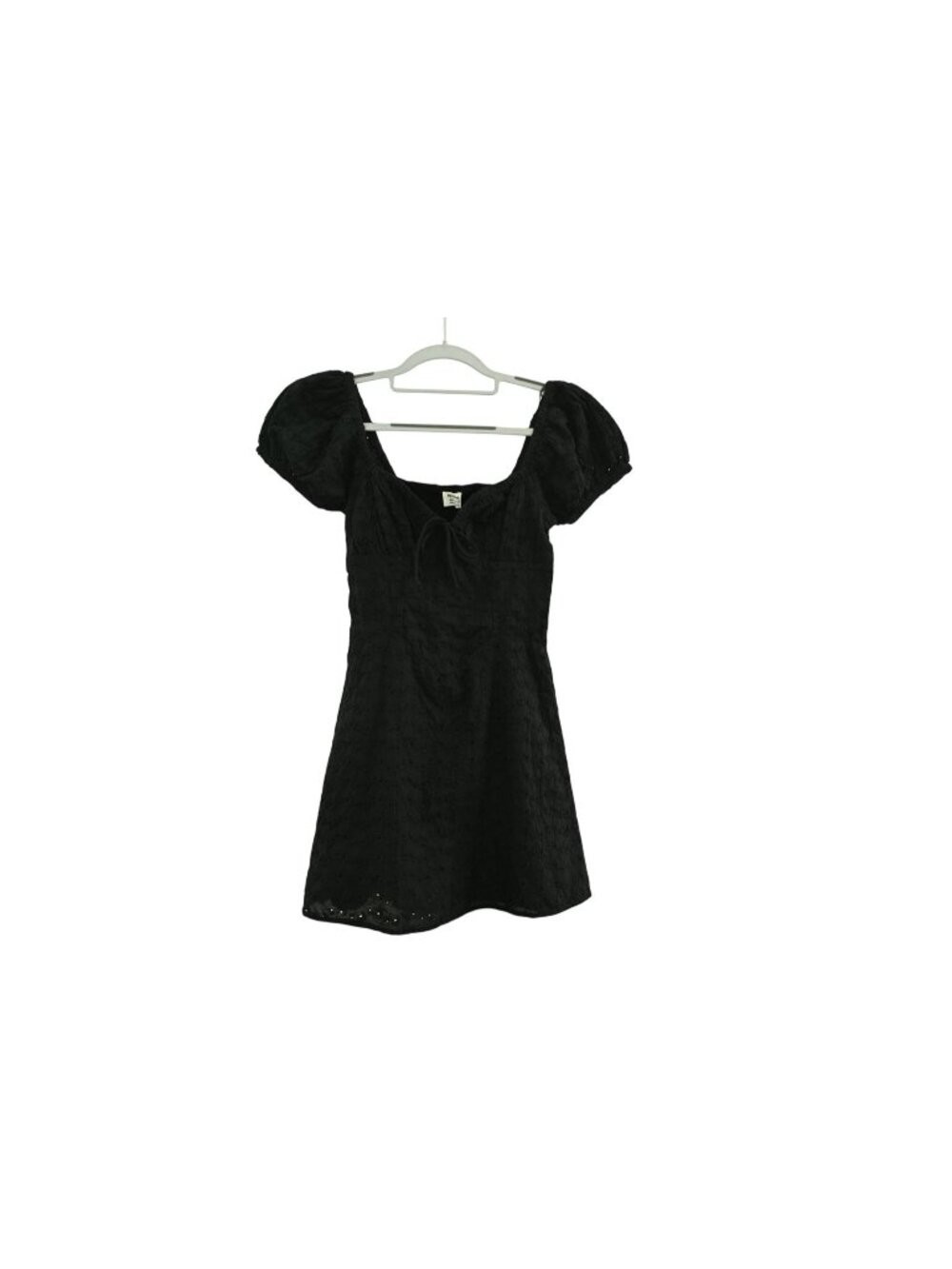 NEW Cotton On Eyelet Mini Dress Sz 2XS Sweet Girl Coquette Picnic Date Flirty